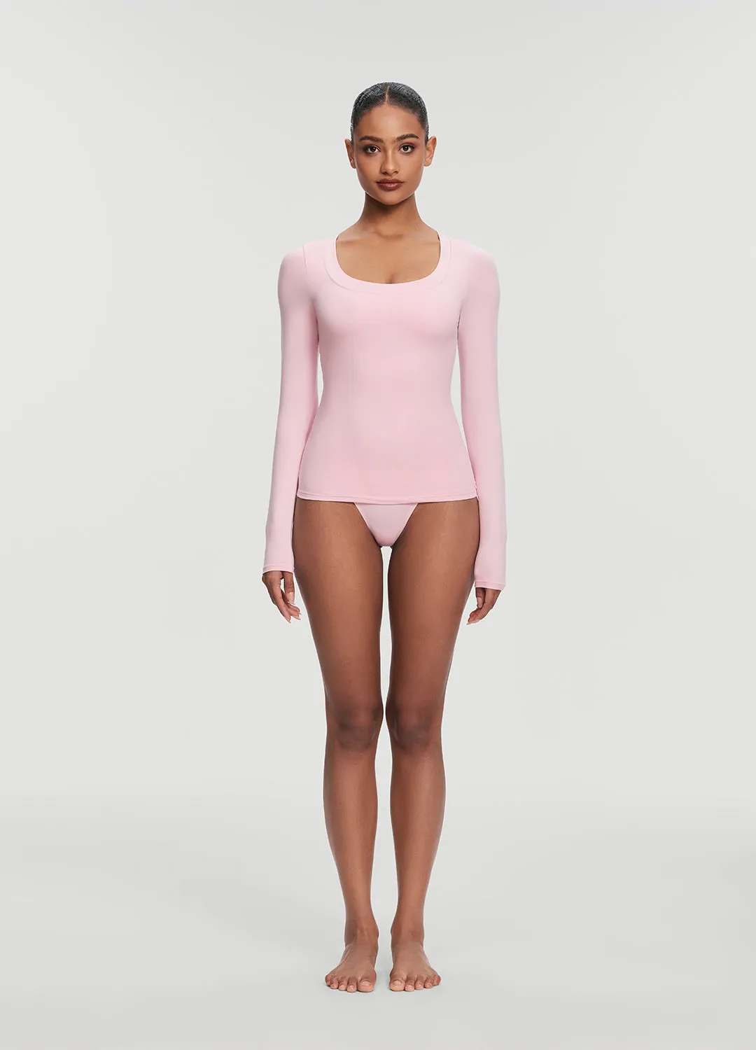 Scoop Neck Long Sleeve Top sold by BetterMe product image thumbnail 5