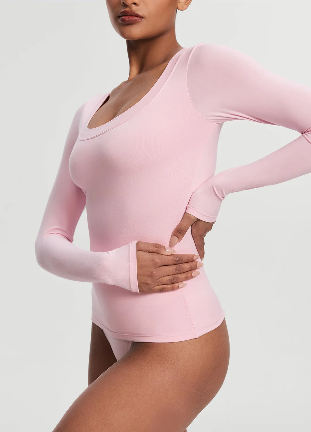 Scoop Neck Long Sleeve Top sold by BetterMe product image thumbnail 2