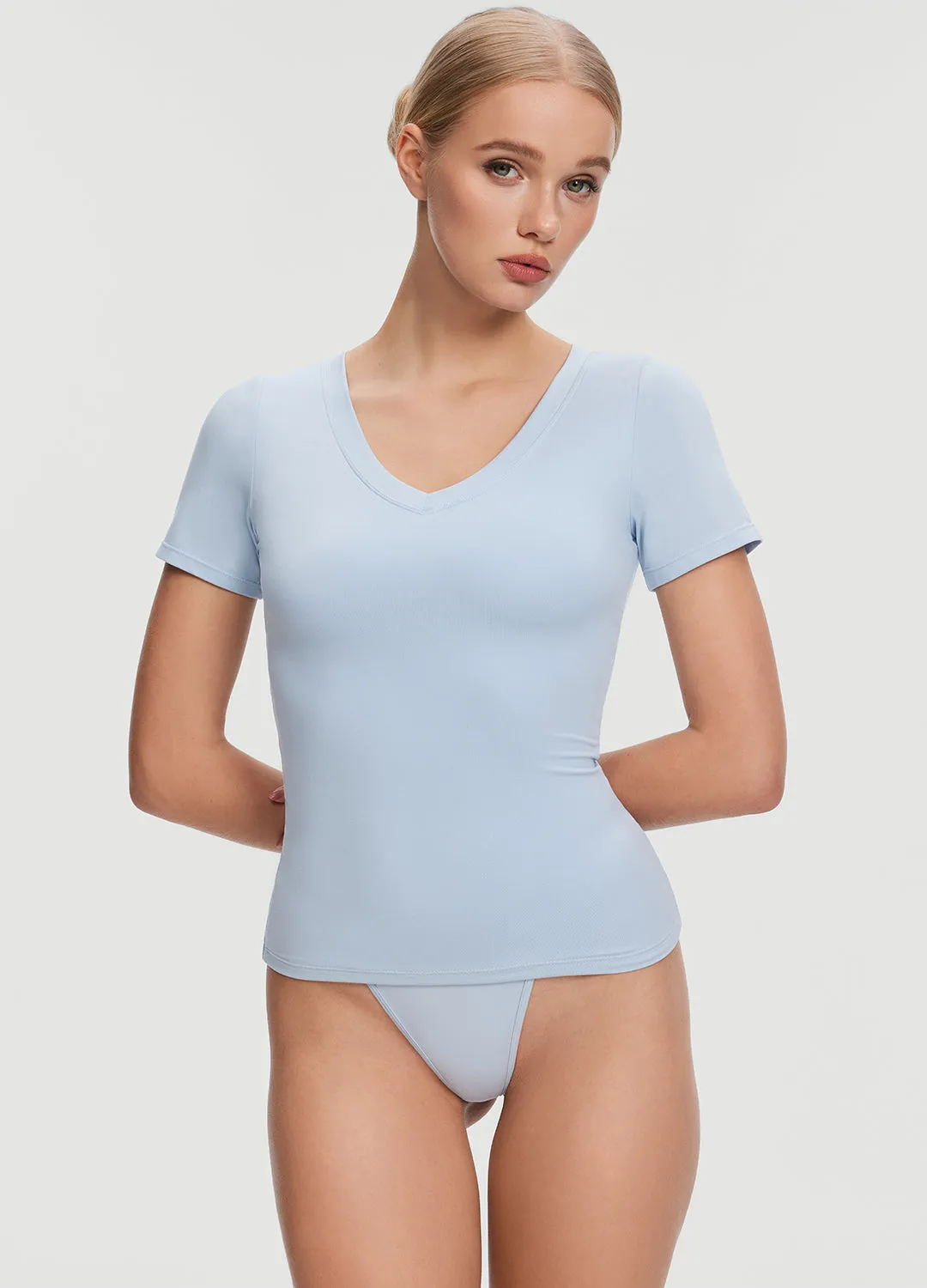 V-Neck T-shirt sold by BetterMe product image thumbnail 2