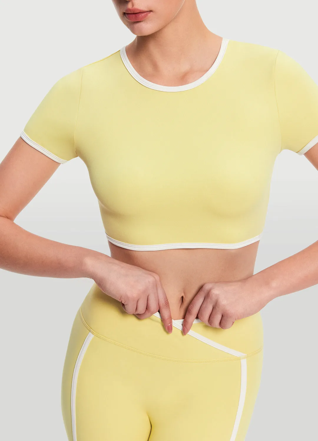 Casual Cropped T-Shirt sold by BetterMe product image thumbnail 3