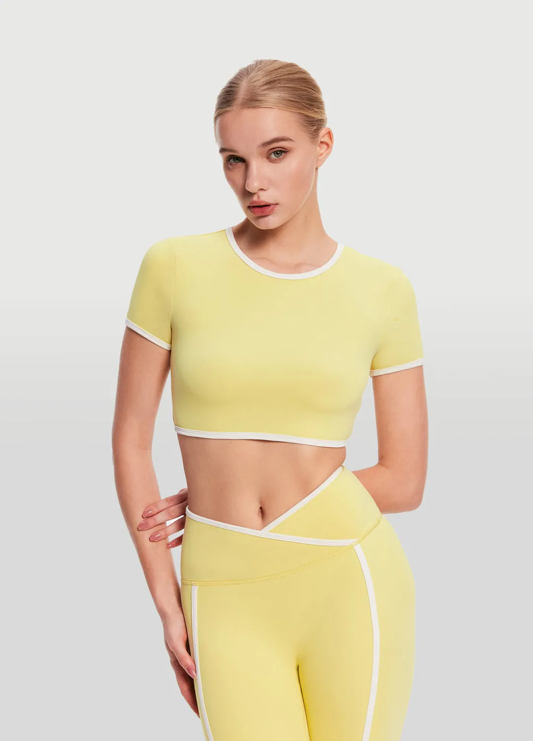 Casual Cropped T-Shirt sold by BetterMe product image thumbnail 4