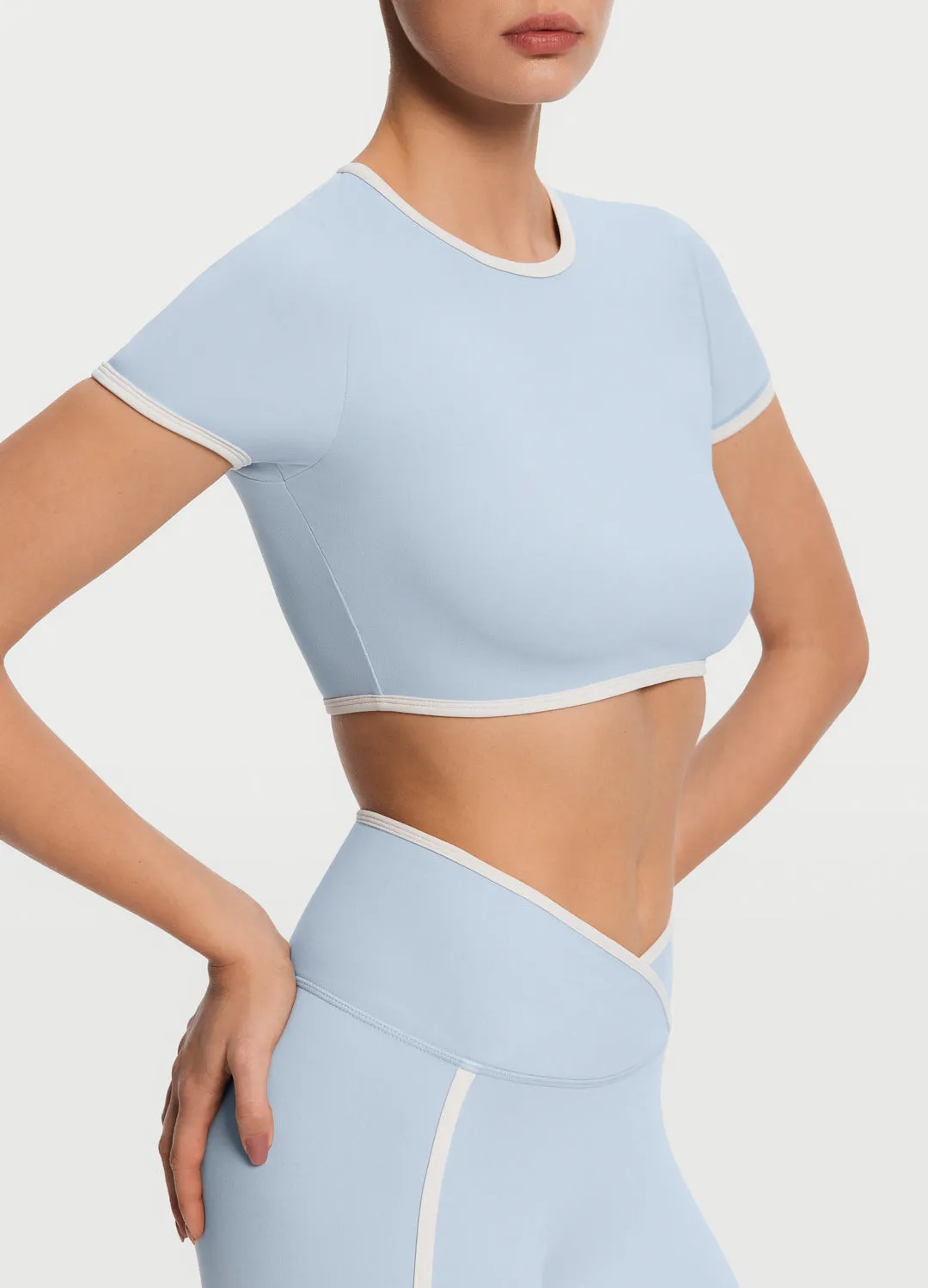 Casual Cropped T-Shirt sold by BetterMe product image thumbnail 4