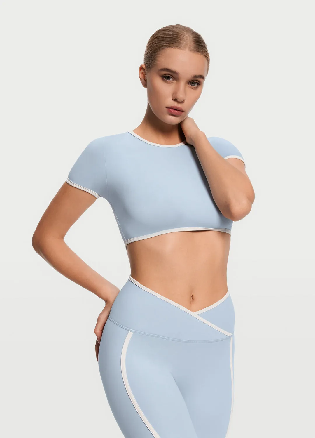 Casual Cropped T-Shirt sold by BetterMe product image thumbnail 2