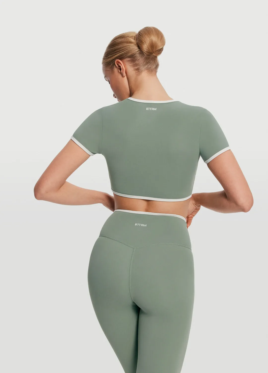 Casual Cropped T-Shirt sold by BetterMe product image thumbnail 3