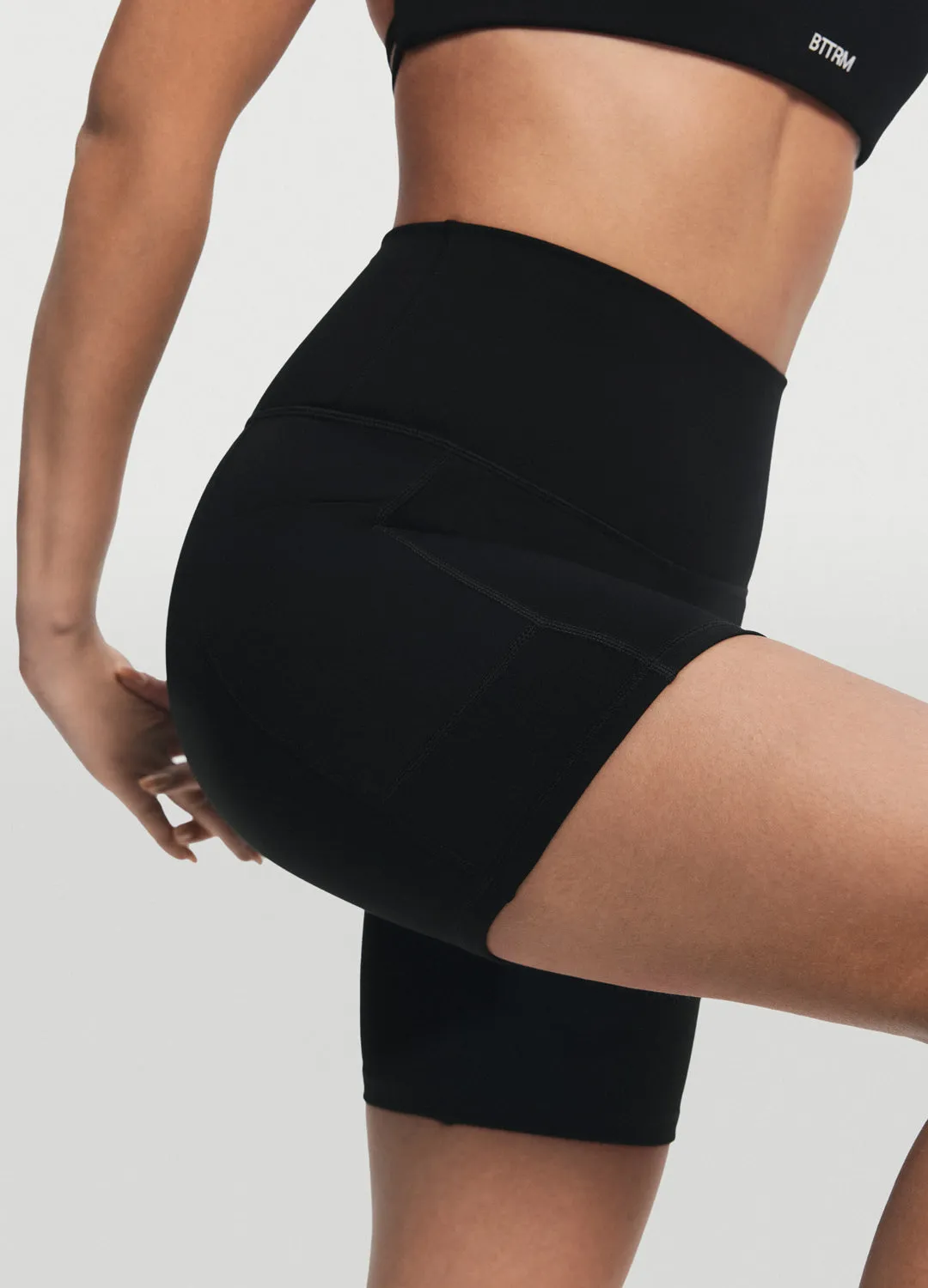 High-Waisted Side Pocket Shorts sold by BetterMe