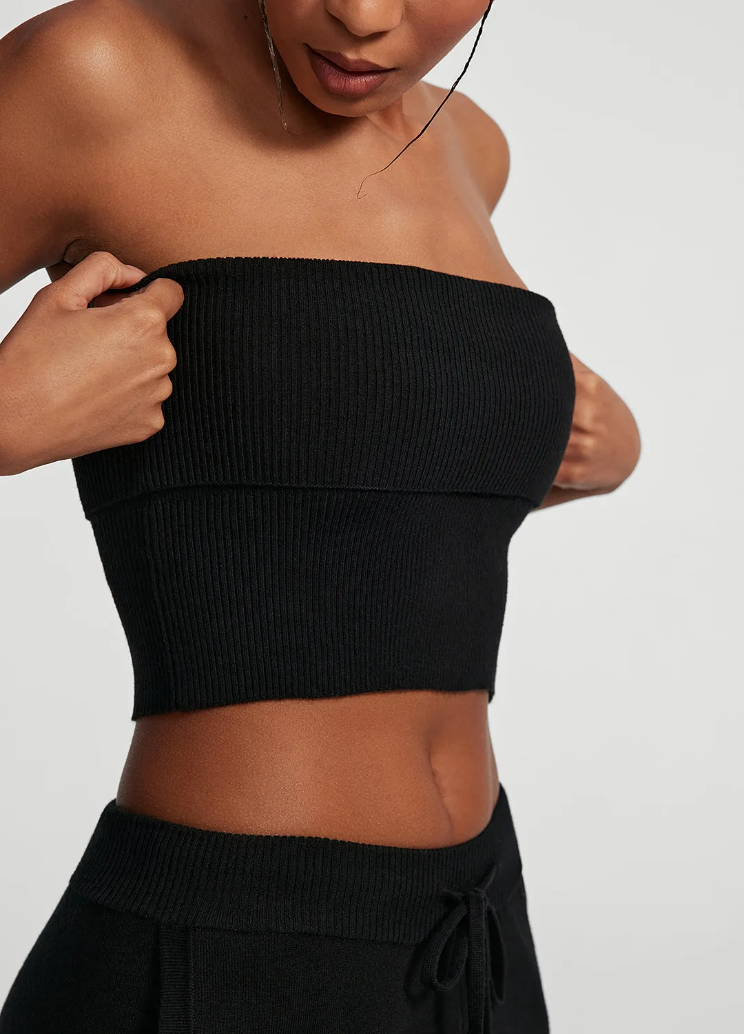 Chunky Knit Crop Top sold by BetterMe product image thumbnail 4