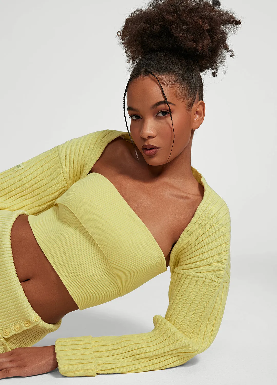 Ribbed Knit Shrug sold by BetterMe product image thumbnail 4