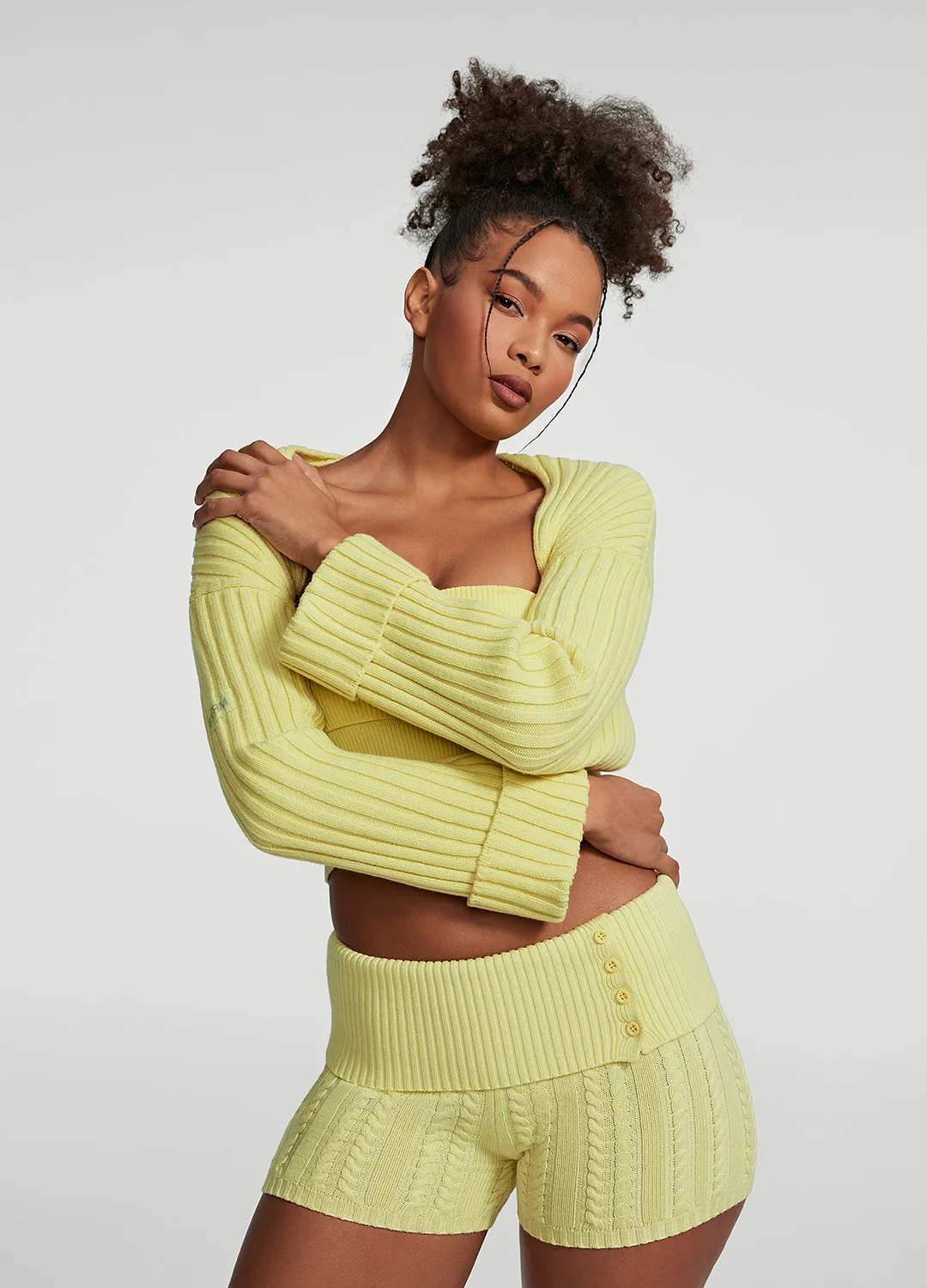 Ribbed Knit Shrug sold by BetterMe product image thumbnail 5