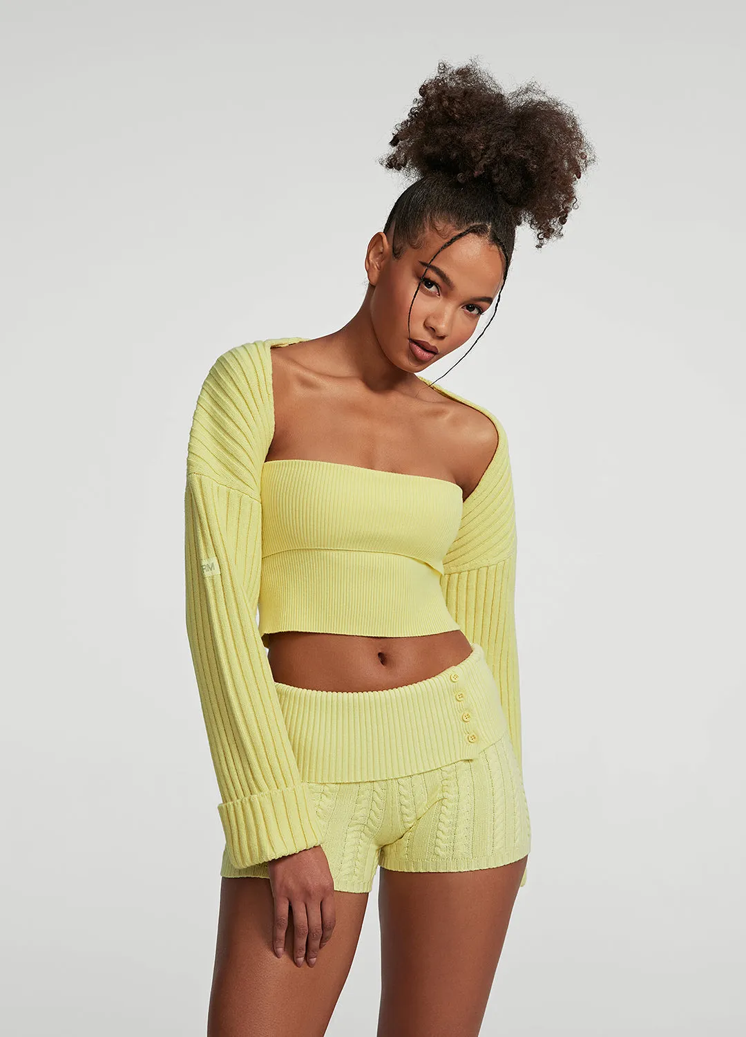 Ribbed Knit Shrug sold by BetterMe