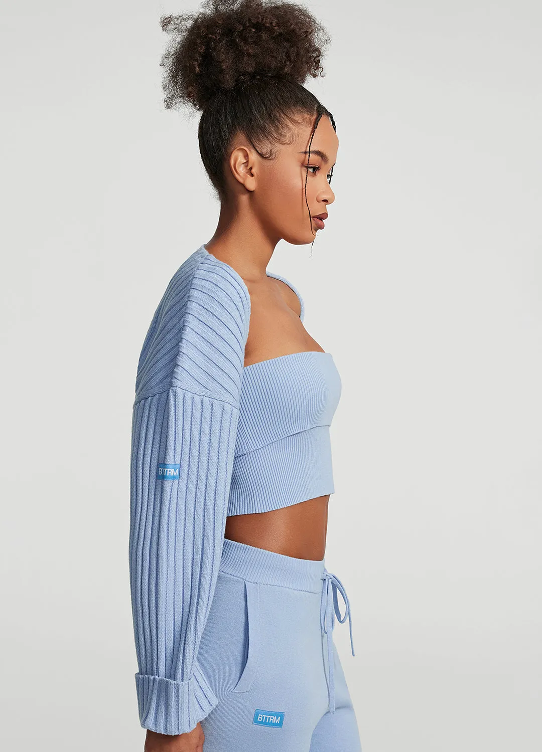 Ribbed Knit Shrug sold by BetterMe product image thumbnail 2