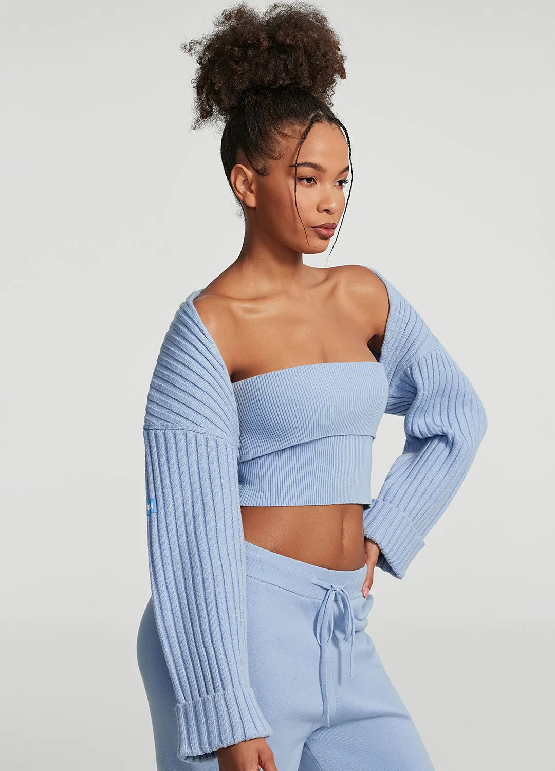 Ribbed Knit Shrug sold by BetterMe product image thumbnail 5