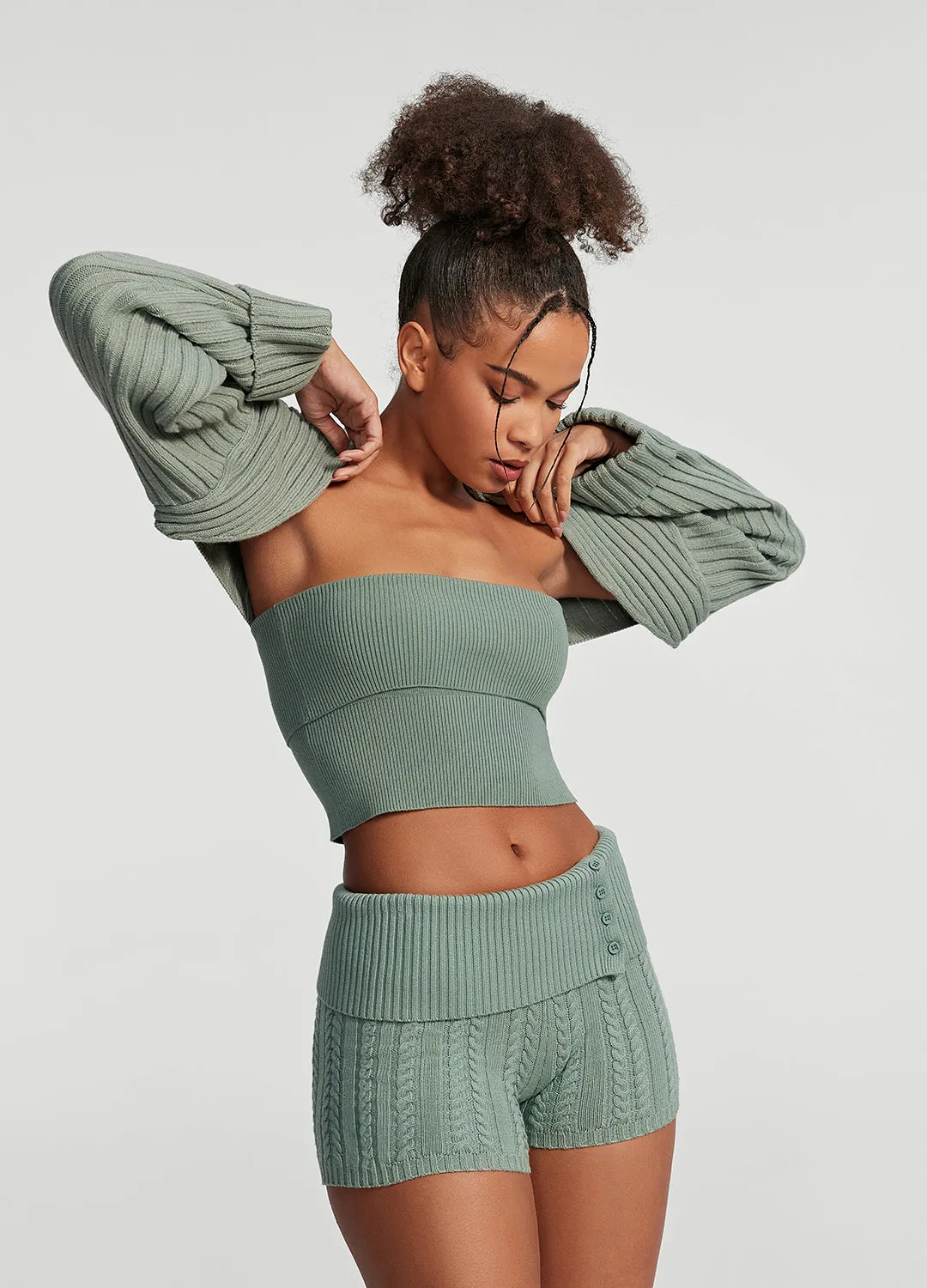Ribbed Knit Shrug sold by BetterMe product image thumbnail 5