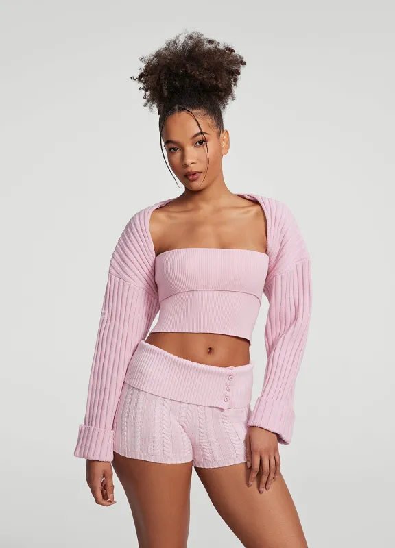 Ribbed Knit Shrug sold by BetterMe