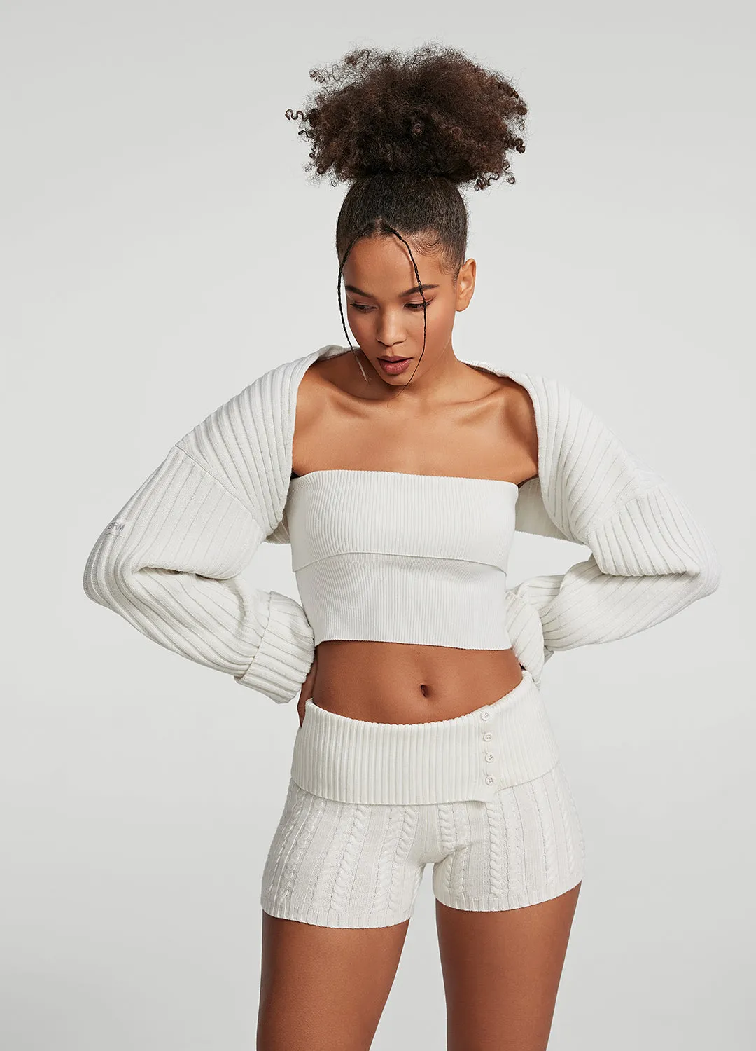 Ribbed Knit Shrug sold by BetterMe product image thumbnail 5