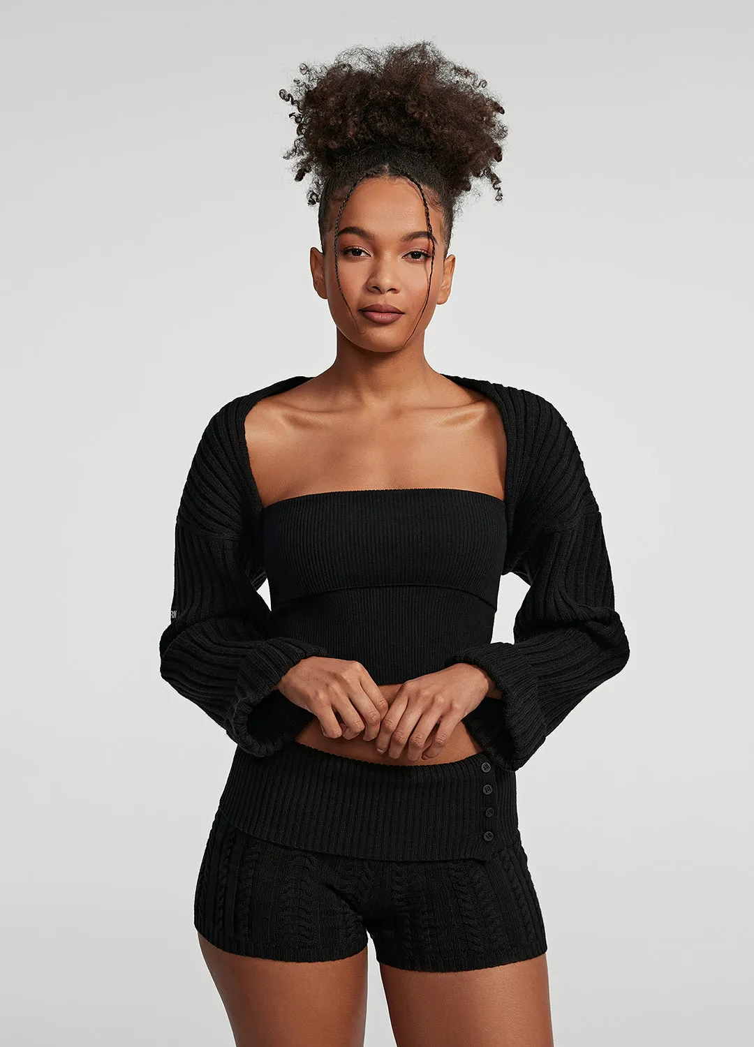 Ribbed Knit Shrug sold by BetterMe