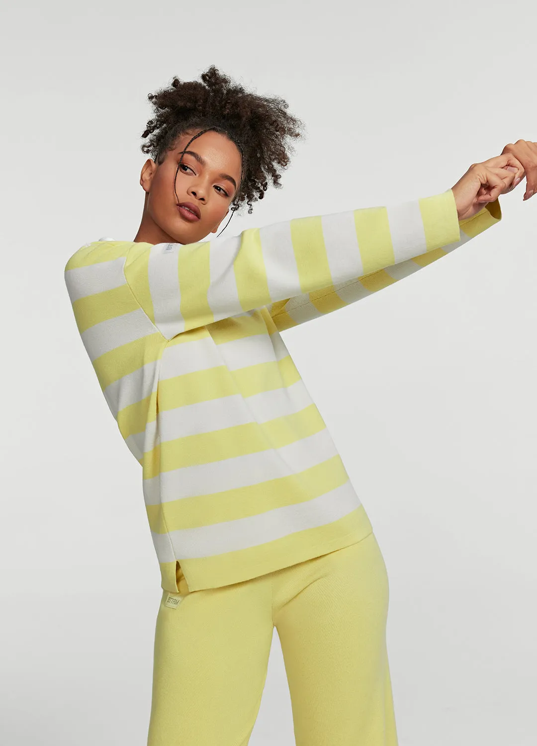 Varsity Striped Rugby Shirt sold by BetterMe product image thumbnail 5