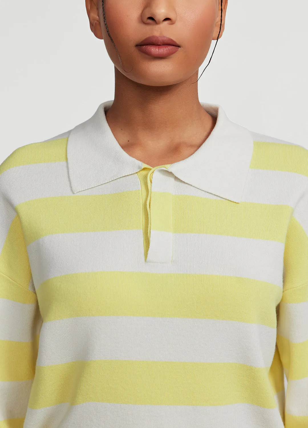 Varsity Striped Rugby Shirt sold by BetterMe product image thumbnail 4