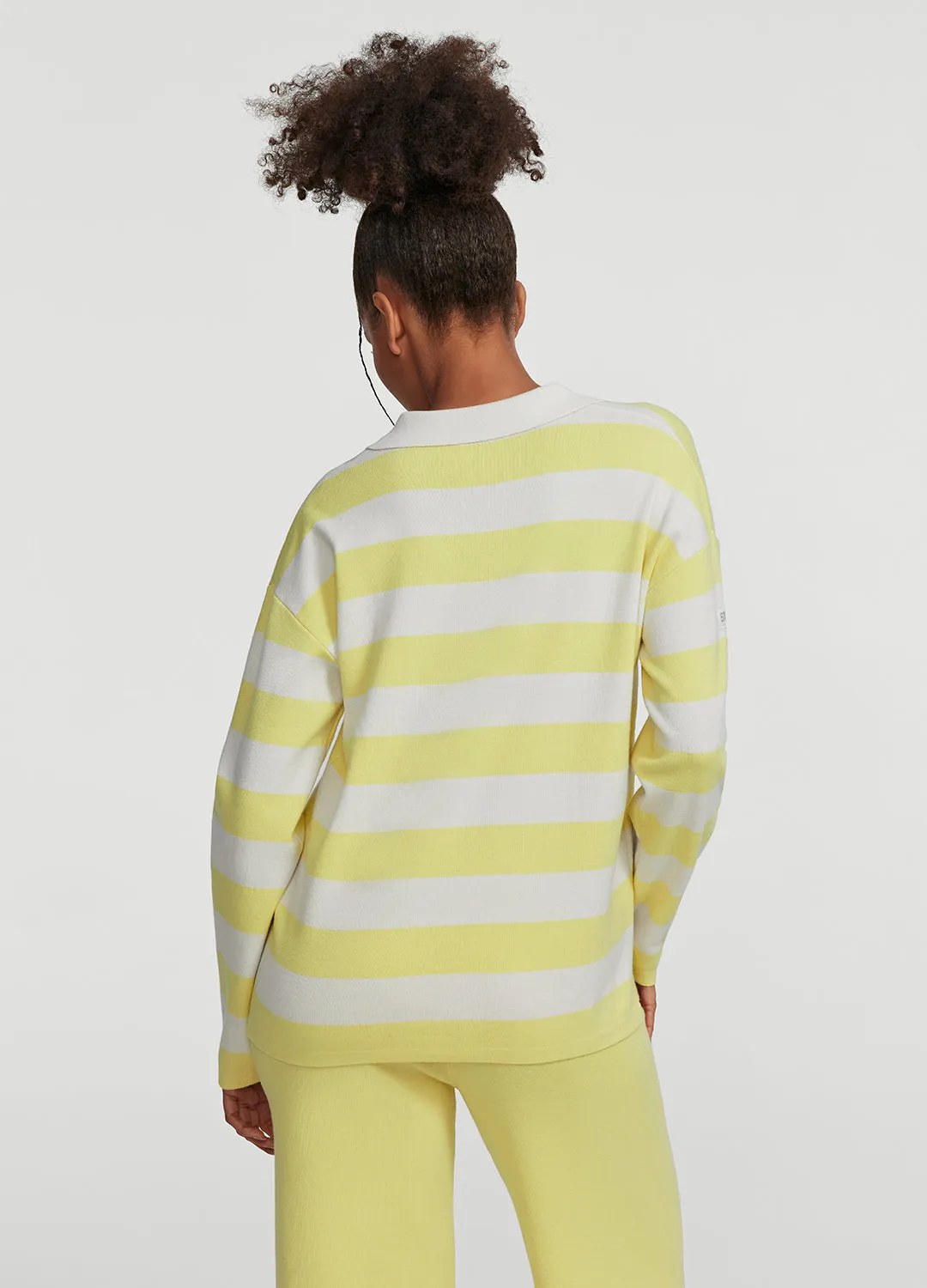 Varsity Striped Rugby Shirt sold by BetterMe product image thumbnail 3