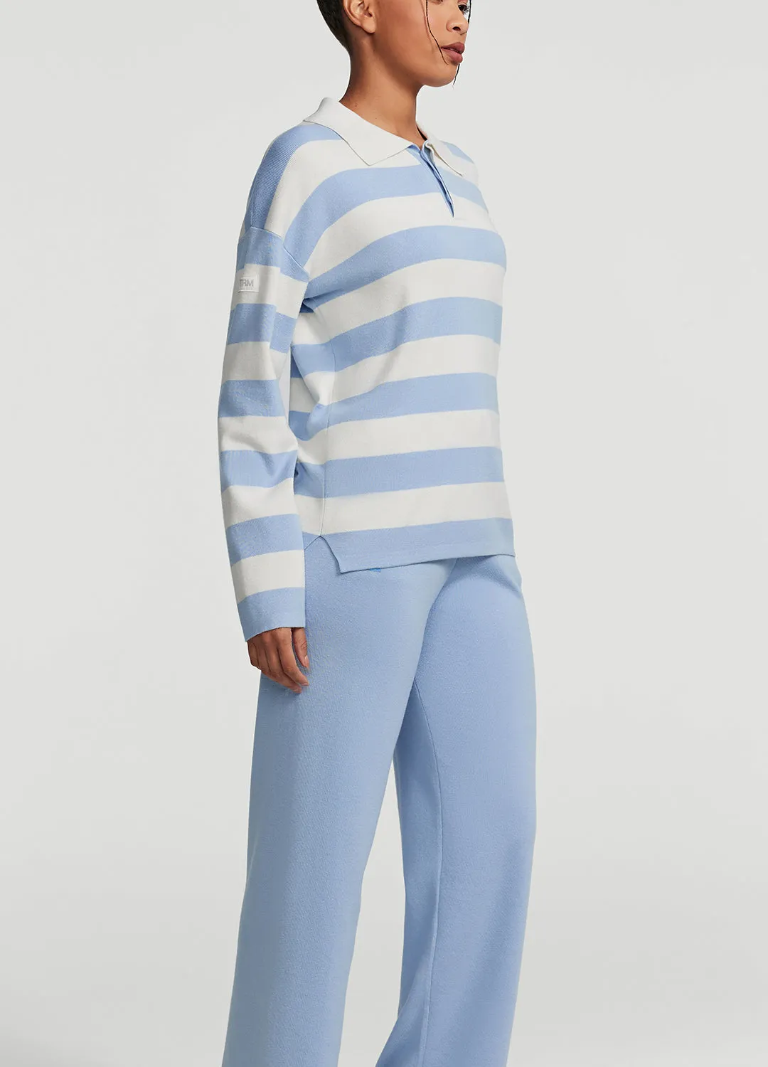 Varsity Striped Rugby Shirt sold by BetterMe product image thumbnail 2