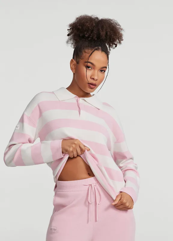 Varsity Striped Rugby Shirt sold by BetterMe