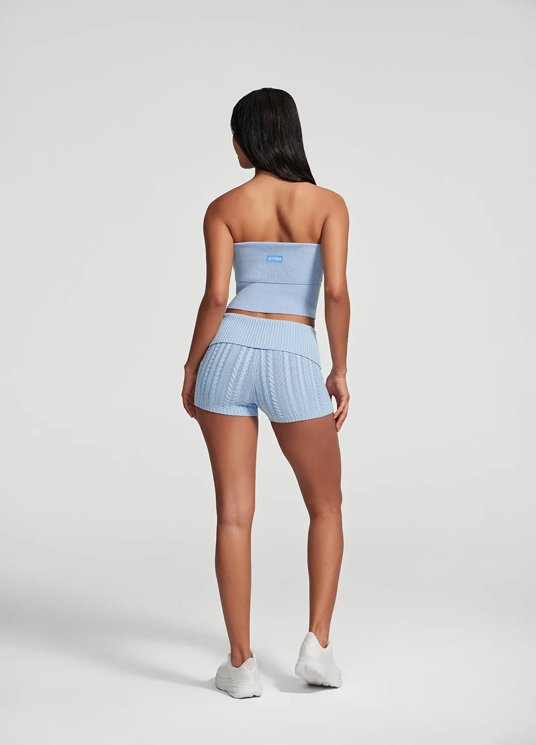 Cable Knit Micro Shorts sold by BetterMe product image thumbnail 3