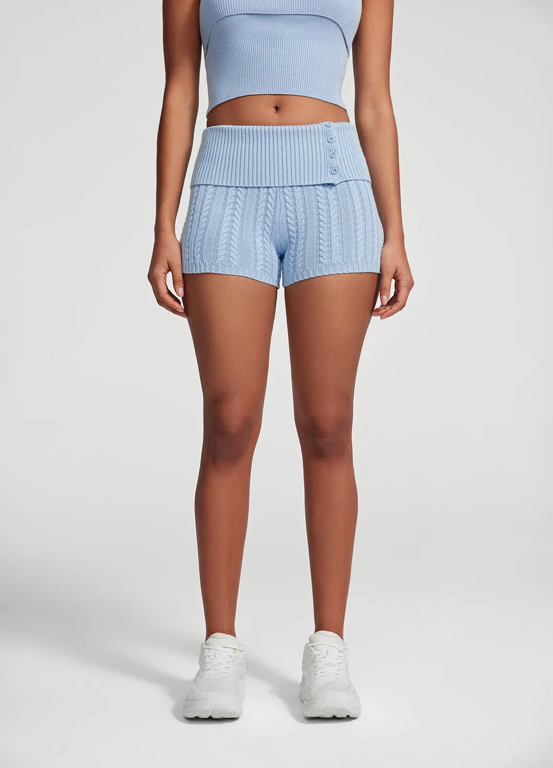 Cable Knit Micro Shorts sold by BetterMe product image thumbnail 4