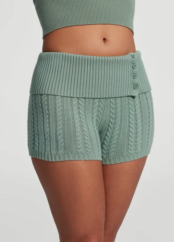 Cable Knit Micro Shorts sold by BetterMe