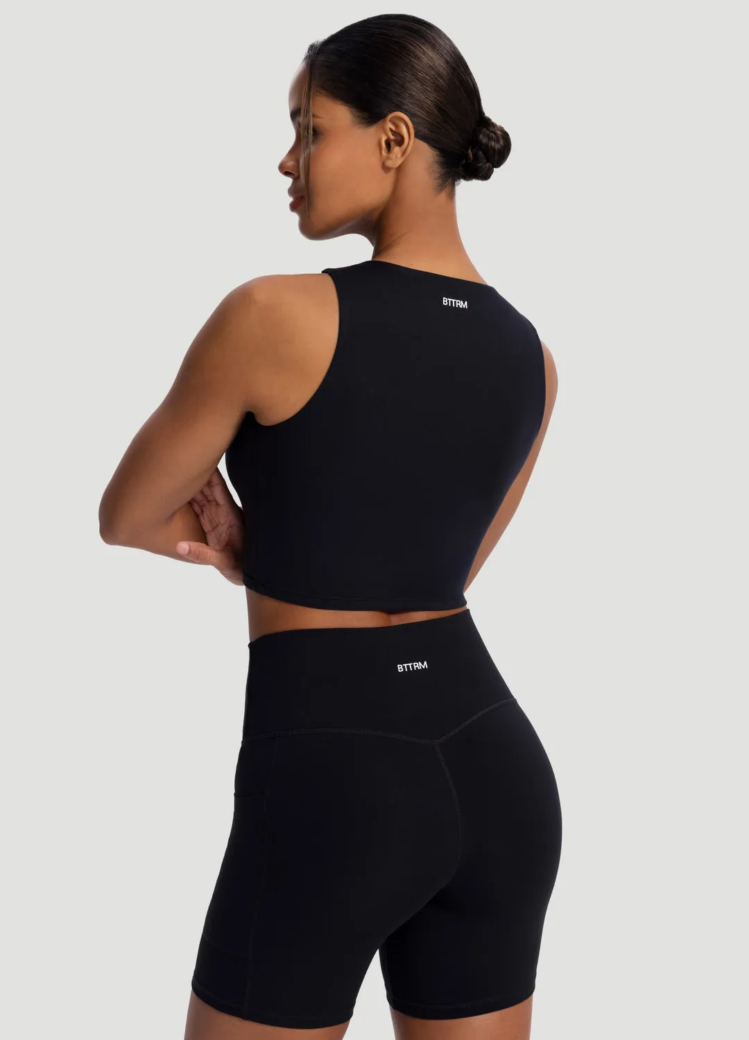 High Neck Cropped Tank Top sold by BetterMe product image thumbnail 3