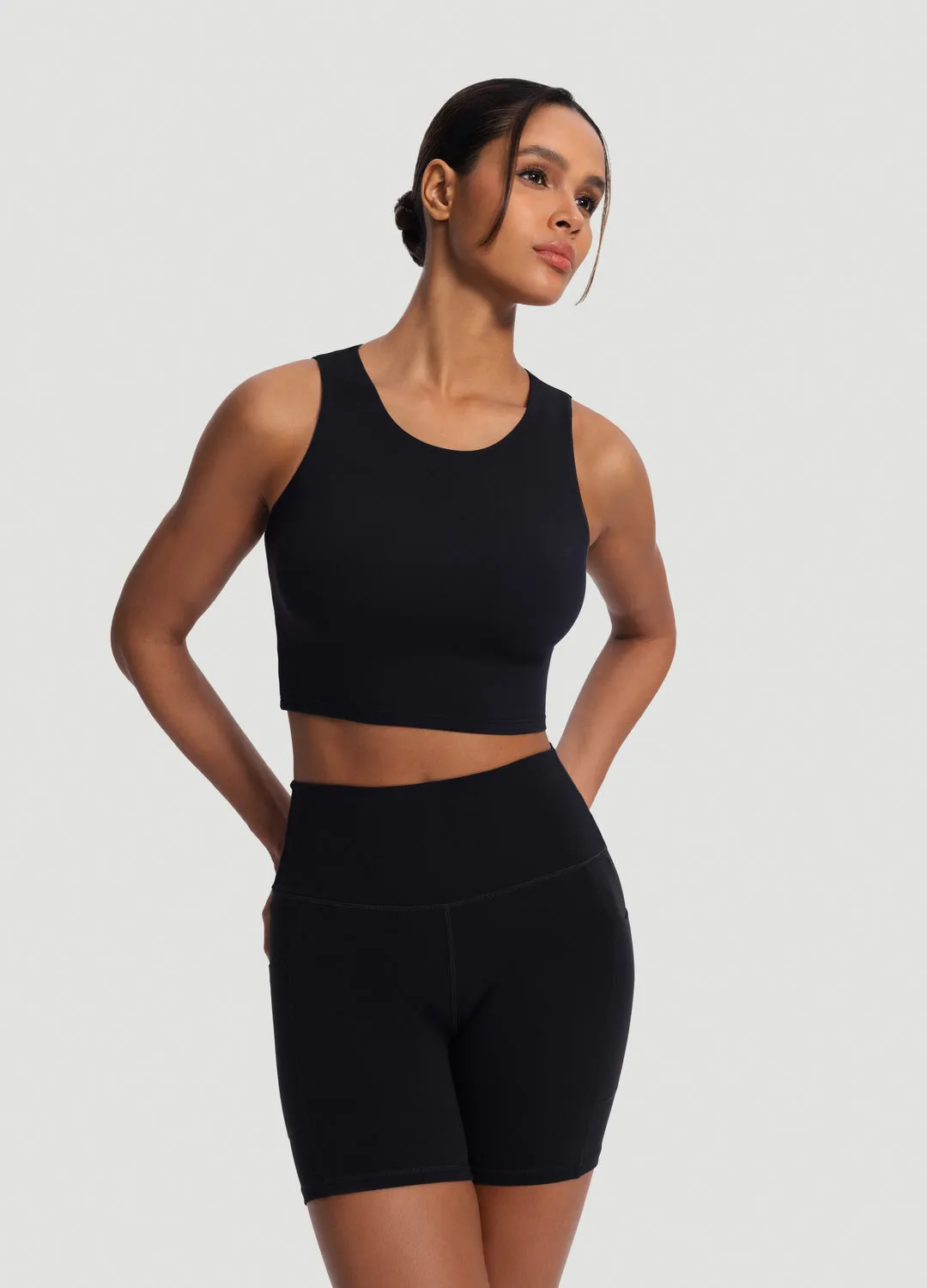 High Neck Cropped Tank Top sold by BetterMe product image thumbnail 5