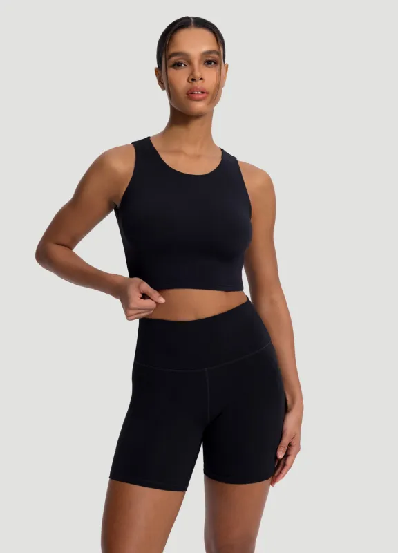 High Neck Cropped Tank Top sold by BetterMe