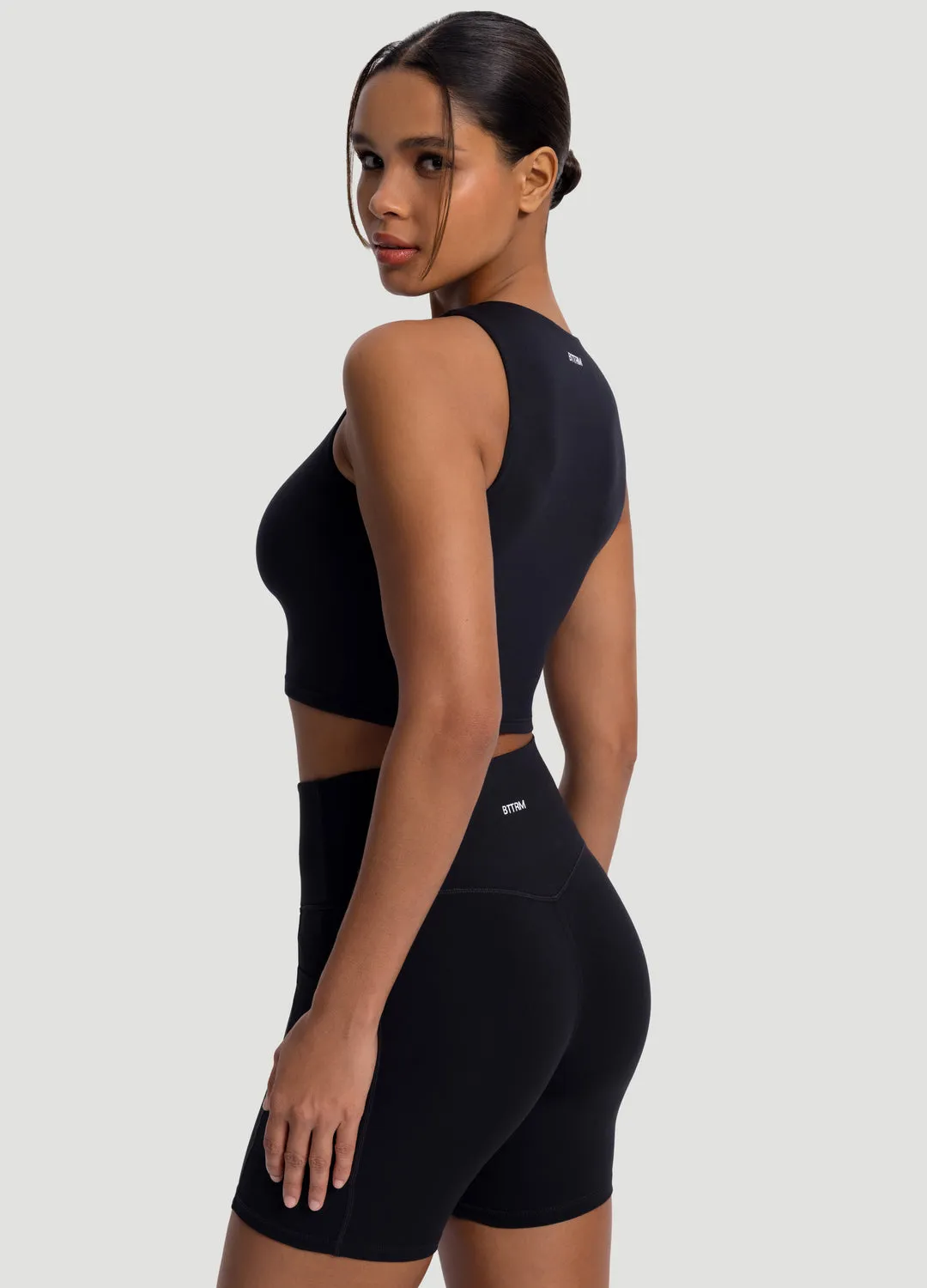 High Neck Cropped Tank Top sold by BetterMe product image thumbnail 2