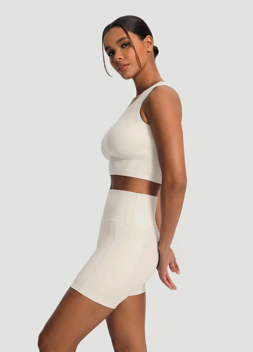 High Neck Cropped Tank Top sold by BetterMe product image thumbnail 2