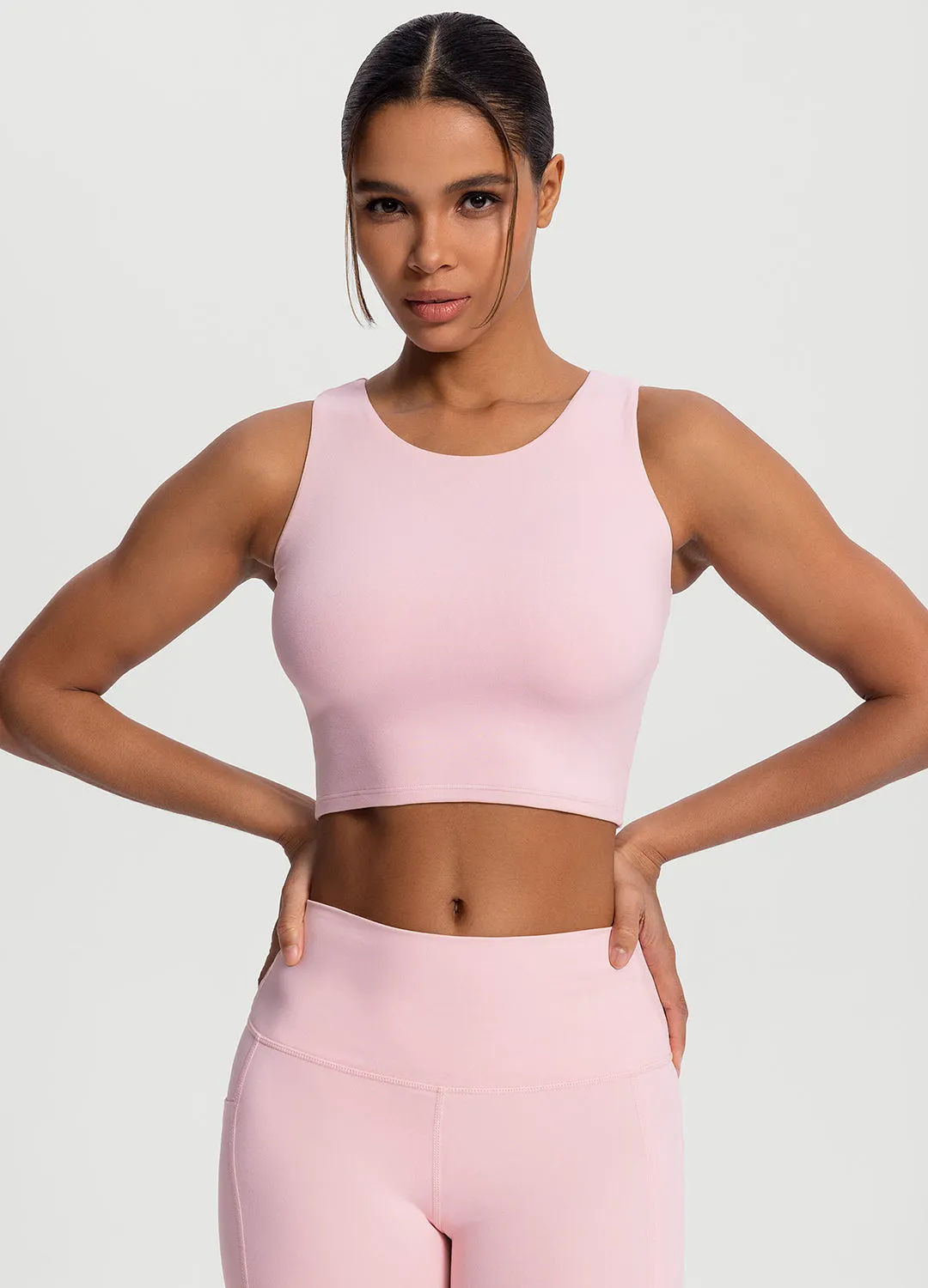 High Neck Cropped Tank Top sold by BetterMe