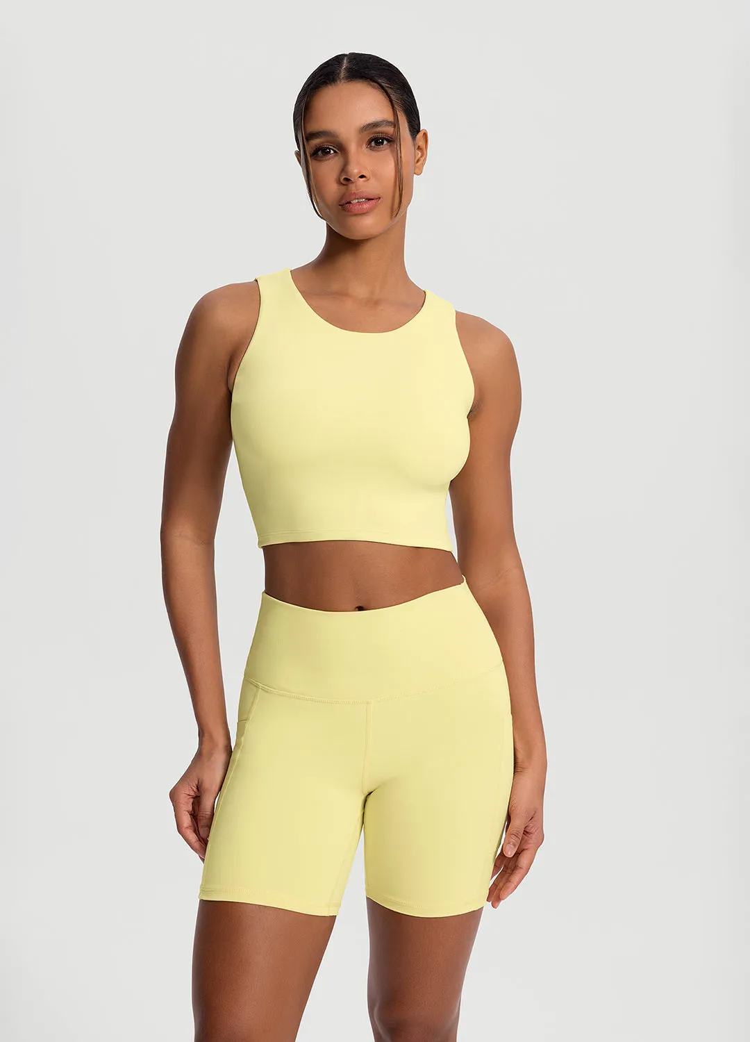 High Neck Cropped Tank Top sold by BetterMe
