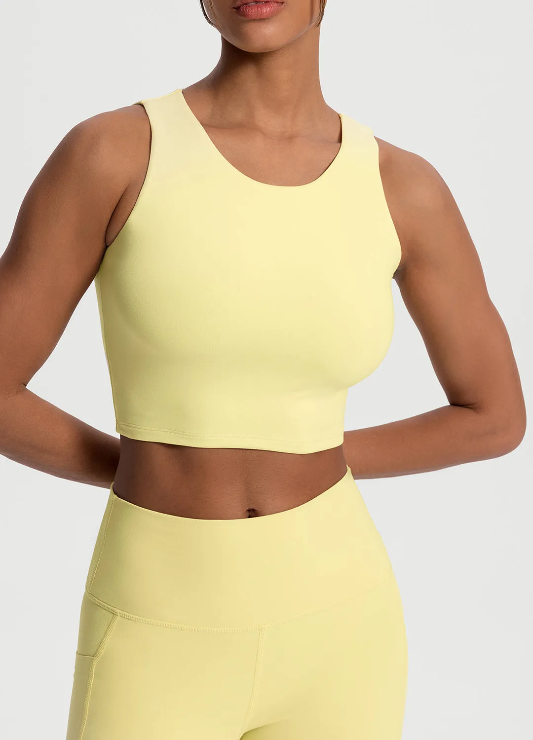 High Neck Cropped Tank Top sold by BetterMe product image thumbnail 4