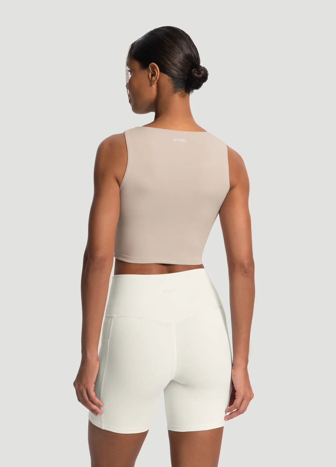 High Neck Cropped Tank Top sold by BetterMe product image thumbnail 3