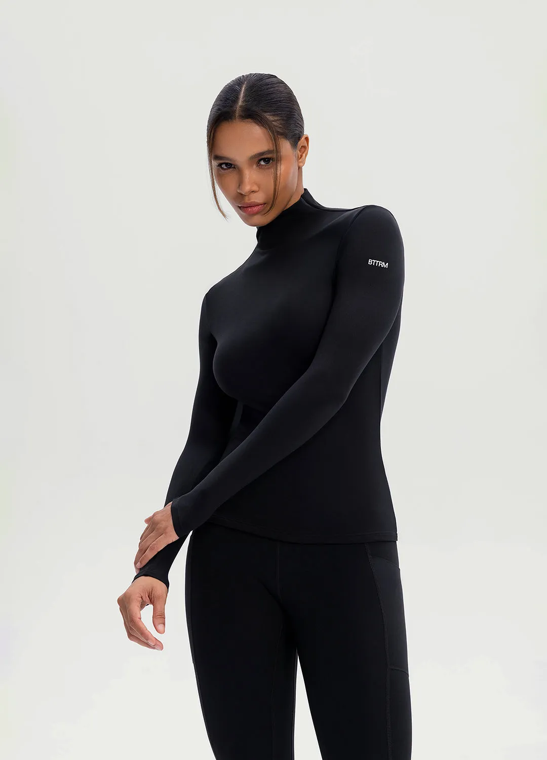 Mock Neck Long Sleeve Top sold by BetterMe product image thumbnail 5