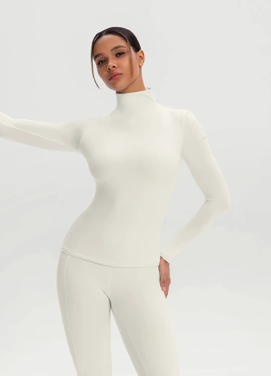 Mock Neck Long Sleeve Top sold by BetterMe product image thumbnail 5