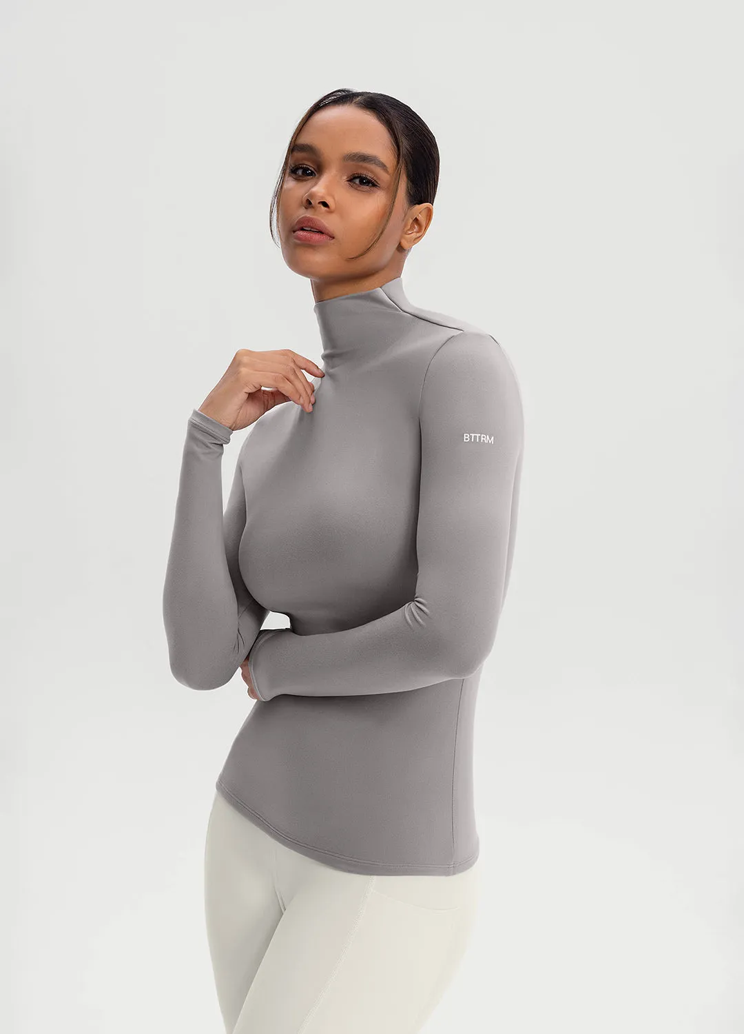 Mock Neck Long Sleeve Top sold by BetterMe product image thumbnail 5