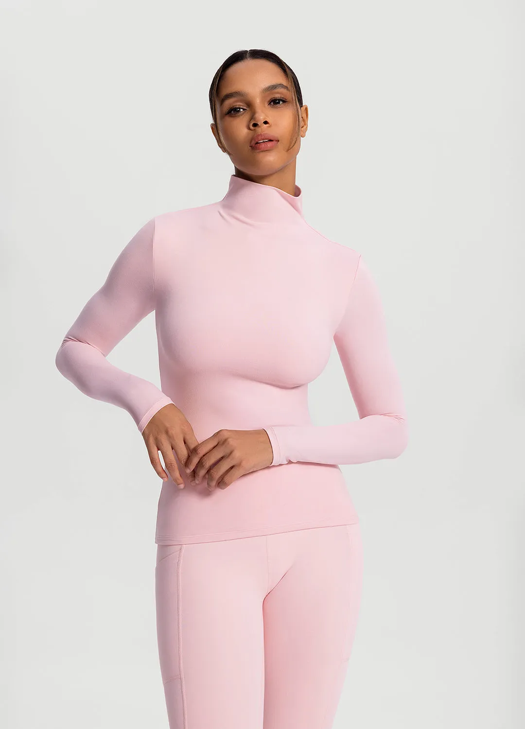 Mock Neck Long Sleeve Top sold by BetterMe product image thumbnail 5