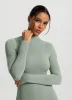 Mock Neck Long Sleeve Top sold by BetterMe