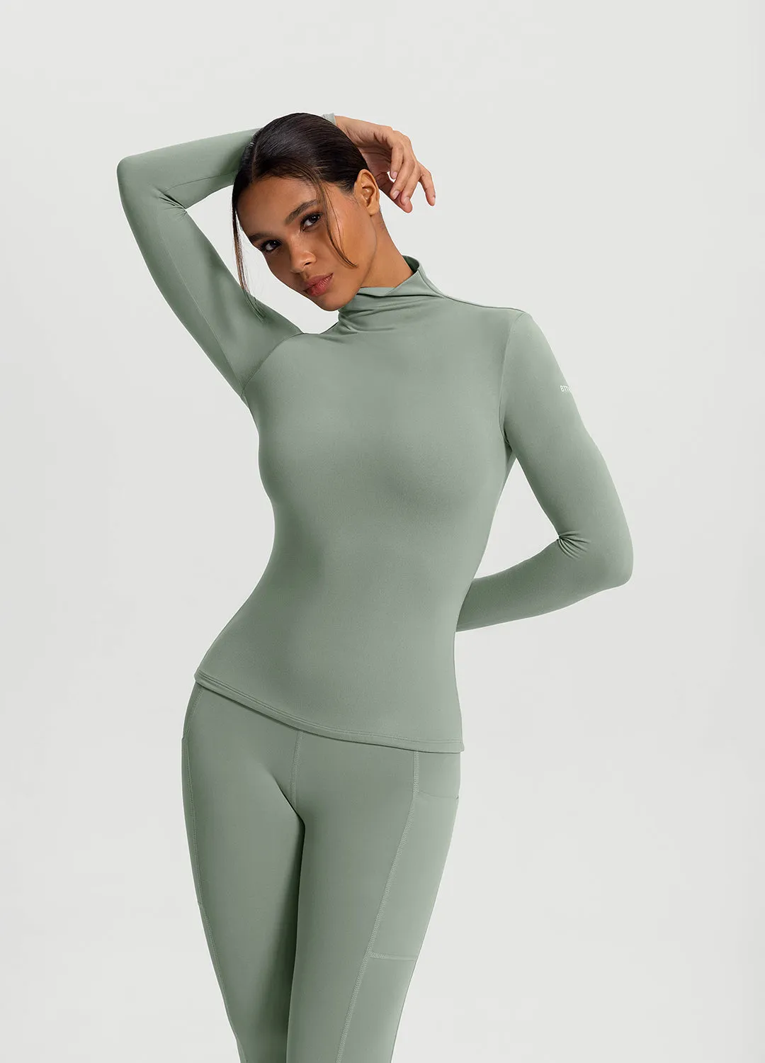 Mock Neck Long Sleeve Top sold by BetterMe