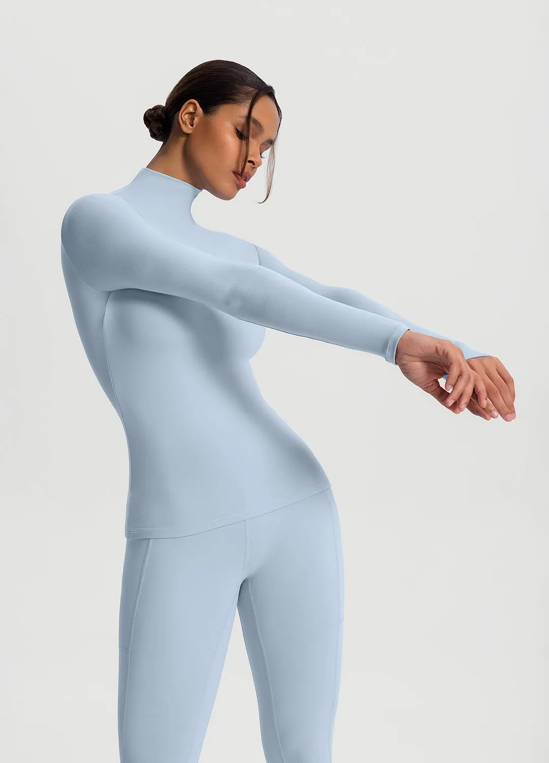 Mock Neck Long Sleeve Top sold by BetterMe product image thumbnail 5