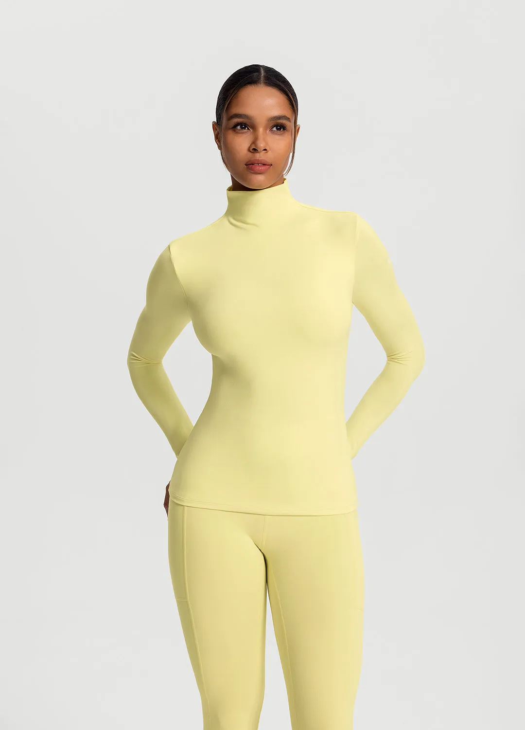 Mock Neck Long Sleeve Top sold by BetterMe