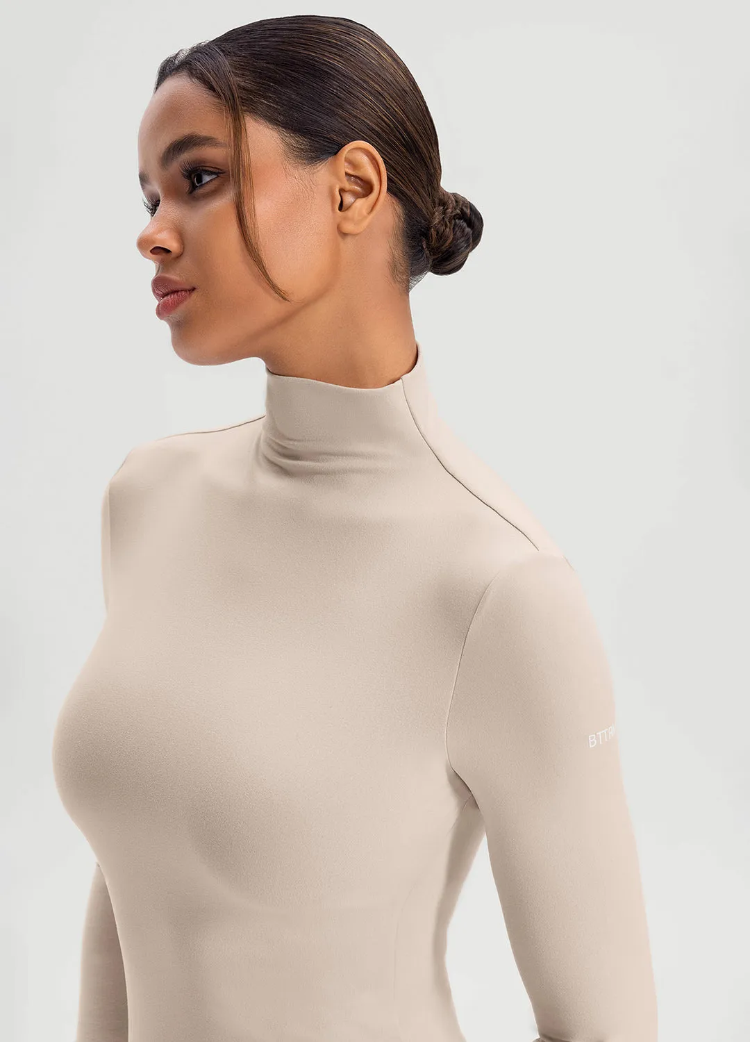 Mock Neck Long Sleeve Top sold by BetterMe product image thumbnail 4