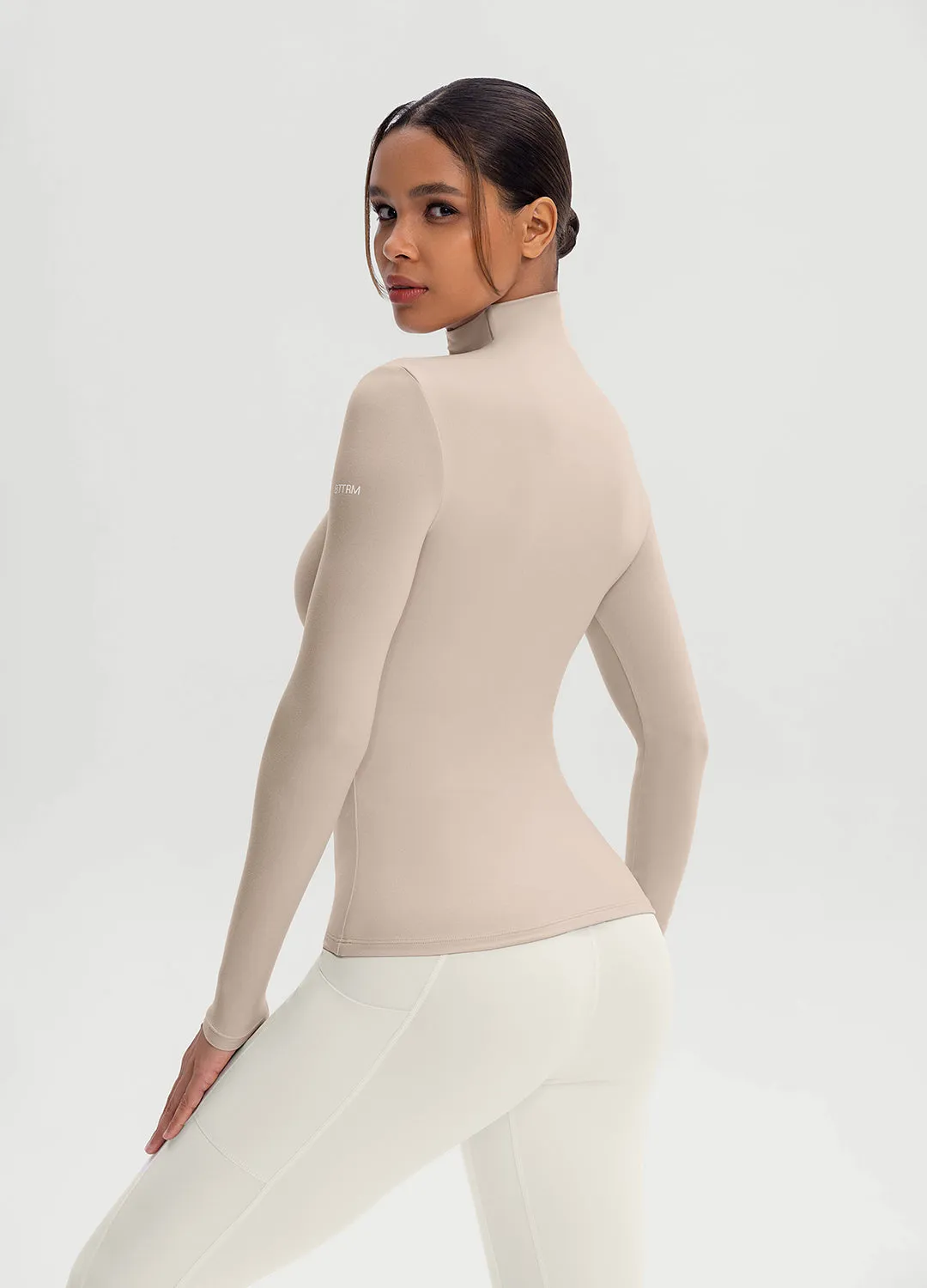 Mock Neck Long Sleeve Top sold by BetterMe product image thumbnail 2