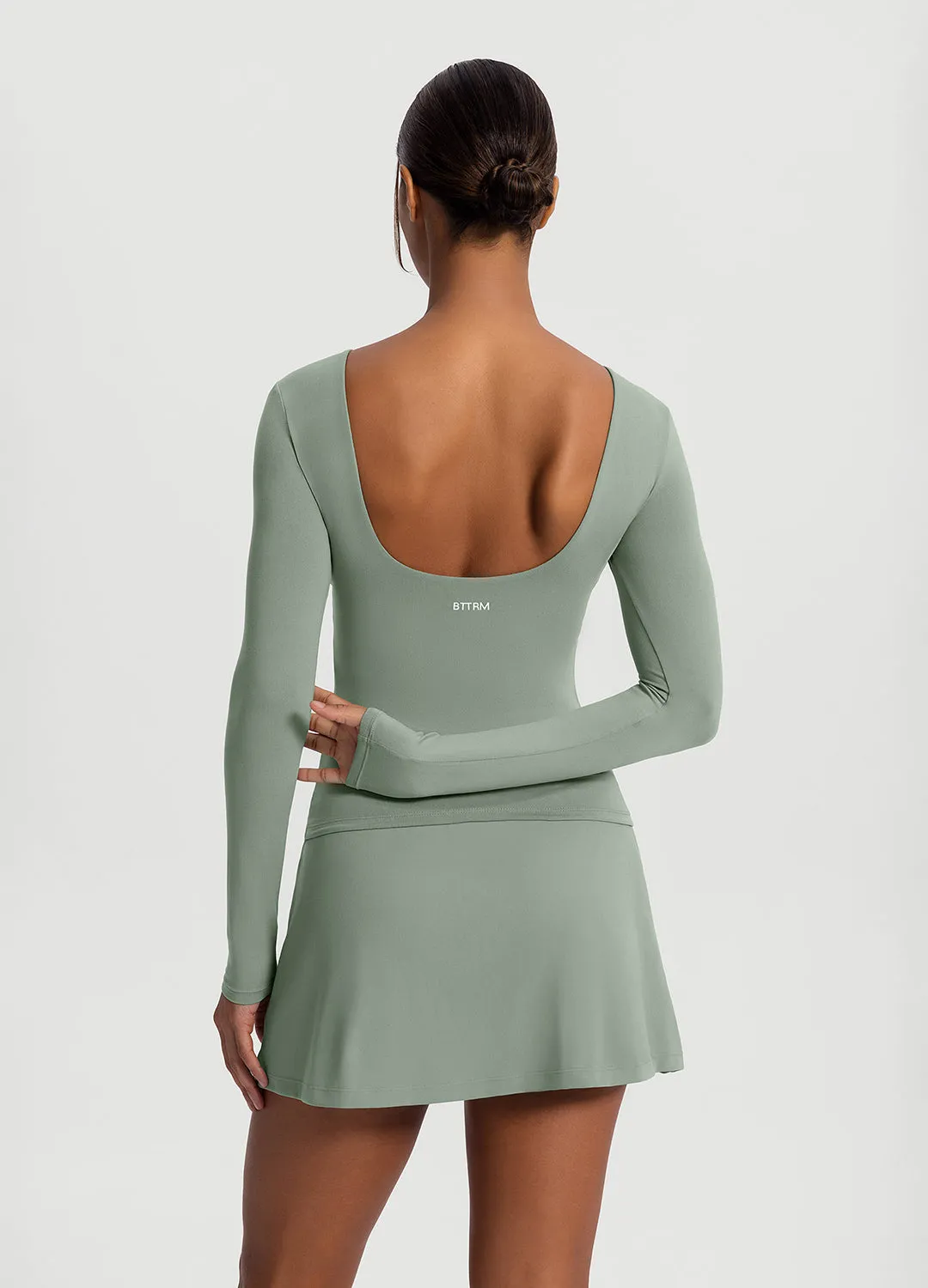Open-Back Long Sleeve Top sold by BetterMe product image thumbnail 3