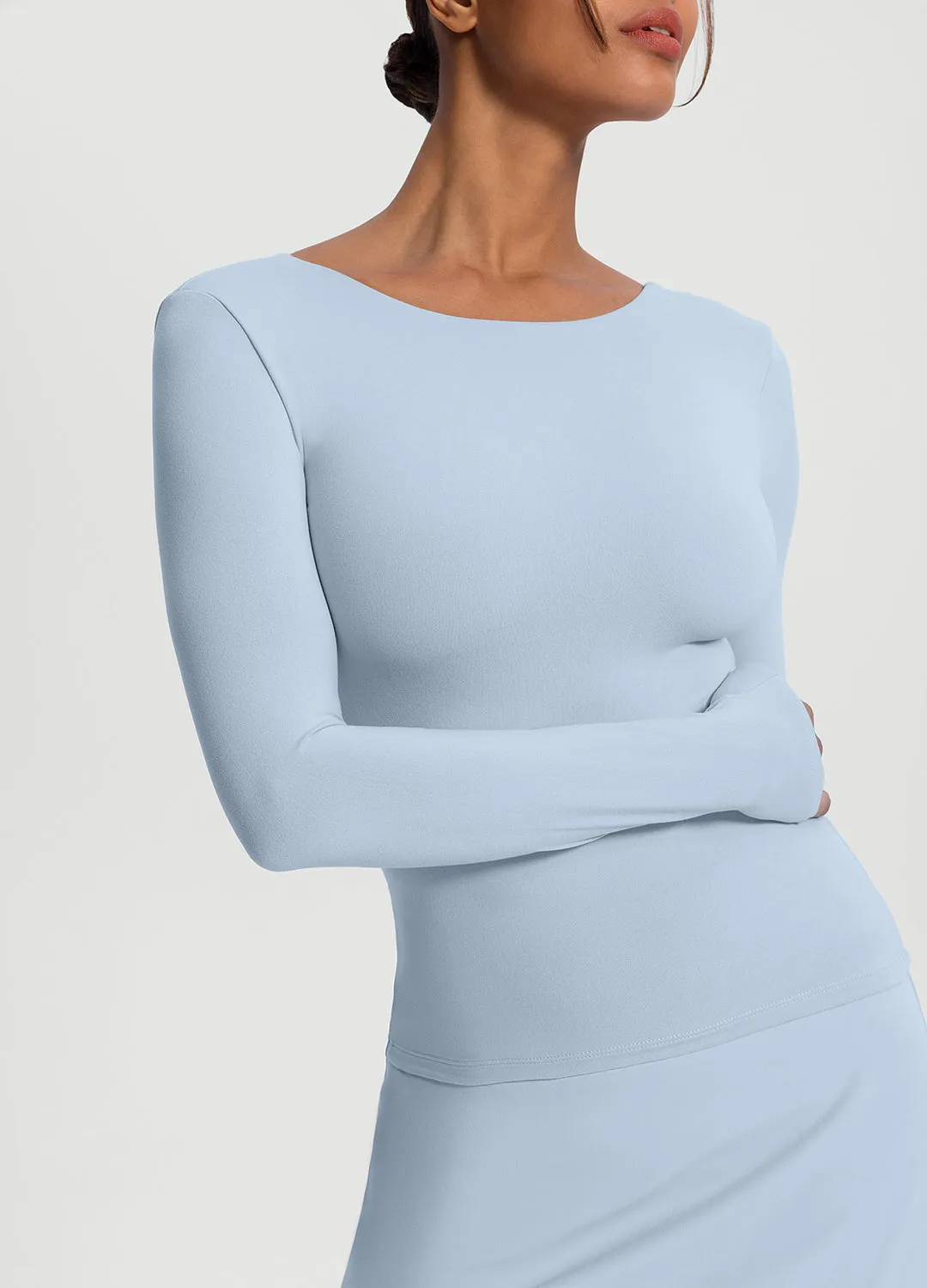 Open-Back Long Sleeve Top sold by BetterMe product image thumbnail 4