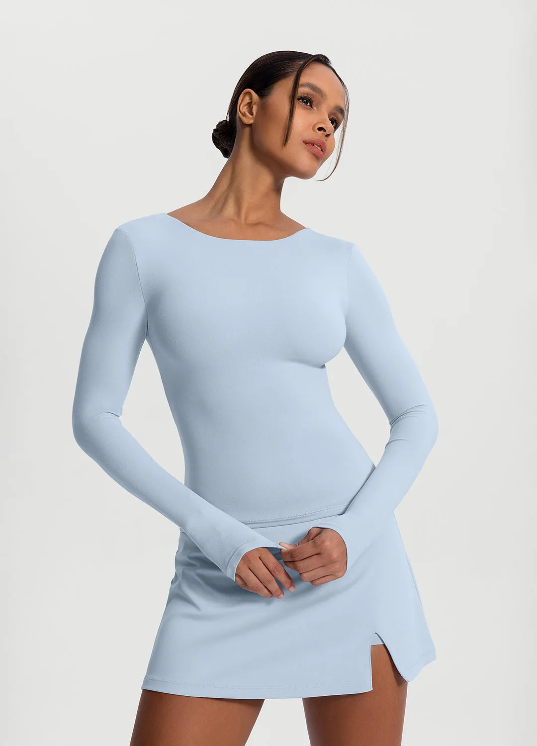 Open-Back Long Sleeve Top sold by BetterMe product image thumbnail 5