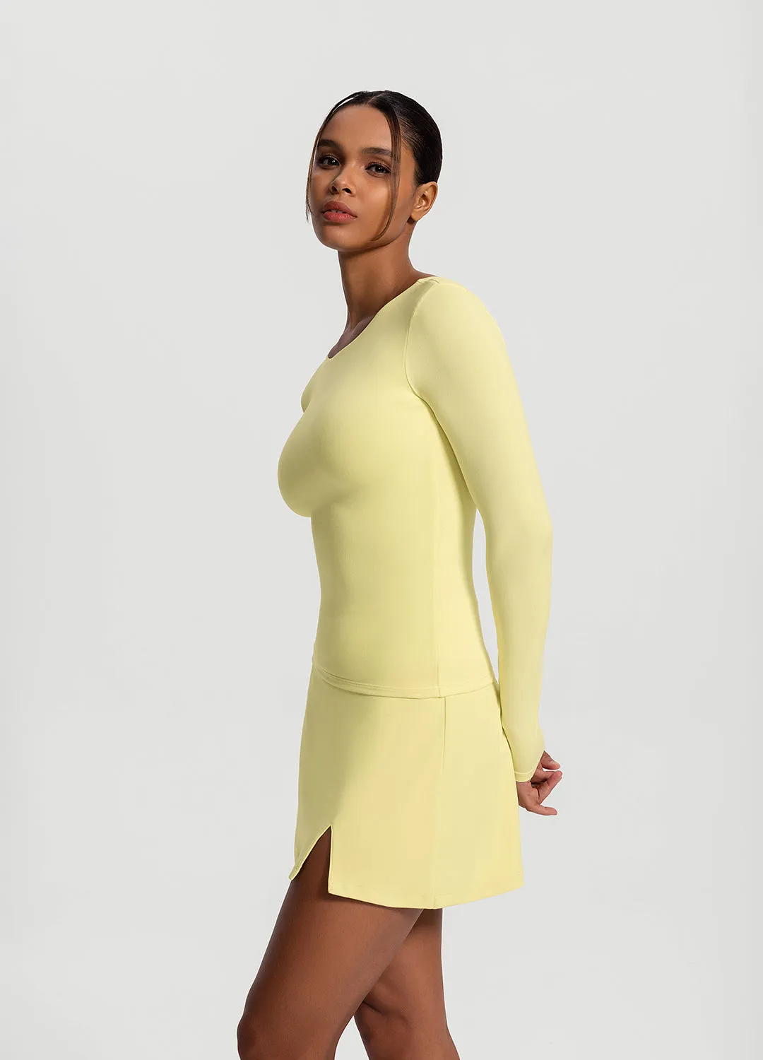 Open-Back Long Sleeve Top sold by BetterMe product image thumbnail 2
